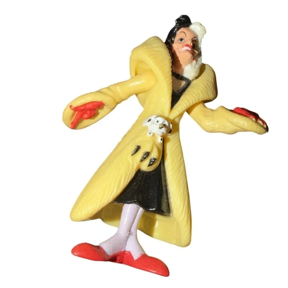 McDonalds Disney 101 Dalmatians Toy Lot‎ Of 3 Pongo Lucky Cruella Deville 1991